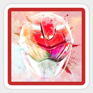 BEAST MORPHERS RED RANGER IS THE GOAT PRBM Sticker